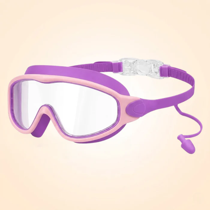 Lunettes de Piscine Étanches Zéro Douleur - En Silicone Souple - Enfant et Adulte