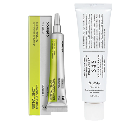 Dr Althea 345 Relief Cream 50 ML + Celimax Retinol Shot Tightening Booster 15 ML