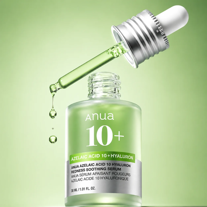 ANUA 10+azelaic ACID 10 Hyaluron Redness Soothing Serum 30 ML + ANUA 10+niacinamide 10 Txa 4 Serum 30 ML