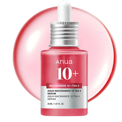 ANUA 10+azelaic ACID 10 Hyaluron Redness Soothing Serum 30 ML + ANUA 10+niacinamide 10 Txa 4 Serum 30 ML