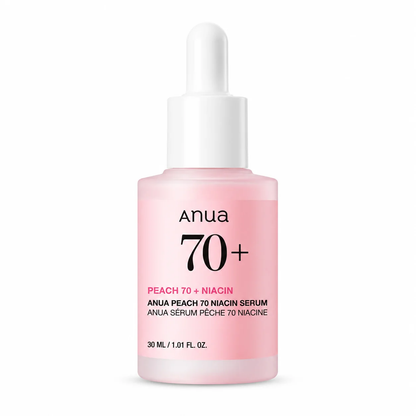 ANUA Peach 77 Niacin Essence Toner 250 ML + ANUA Peach 70 Niacin Serum 30 ML