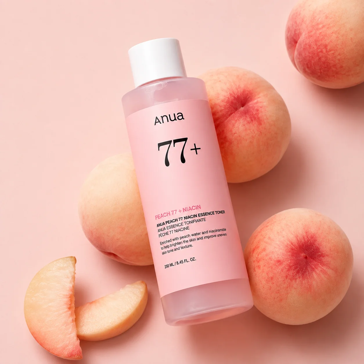 ANUA Peach 77 Niacin Essence Toner 250 ML + ANUA Peach 70 Niacin Serum 30 ML