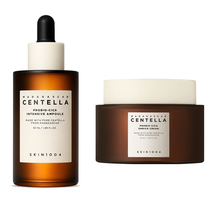 SKIN1004 Madagascar Centella Probio Cica Intensive Ampoule 50 ML + SKIN1004 Madagascar Centella Probio Cica Enrich Cream 50 ML