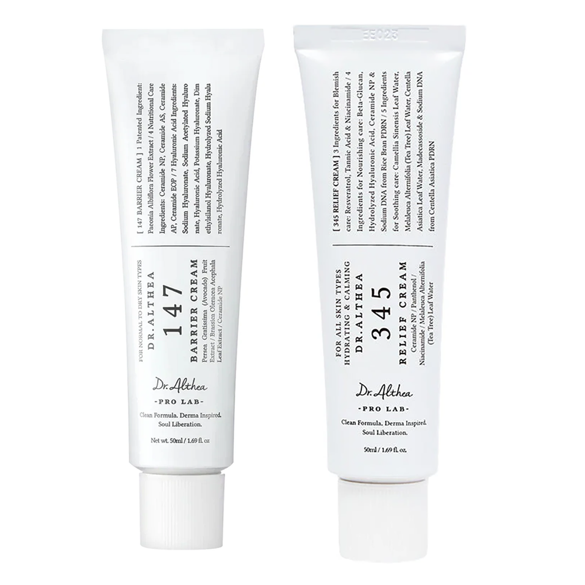 Dr Althea 147 Creme Barriere 50ML + Dr Althea 345 Relief Cream 50 ML