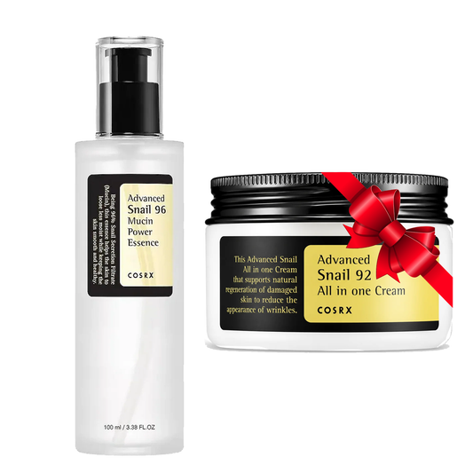 COSRX Advanced Snail 96 Mucin Power Essence 100 ML + COSRX Advanced Snail 92 Creme Tout en 1 100 G