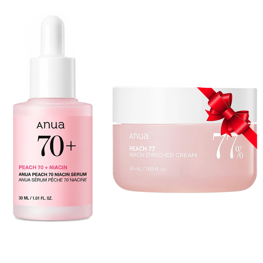 Anua Peach 77 Niacin Enriched Cream 50 ML + Anua Peach 70 Niacin Serum 30 ML