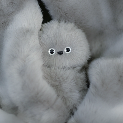 Mirumi - Peluche Interactive - Robot Sac à Main qui Tourne Timidement la Tête