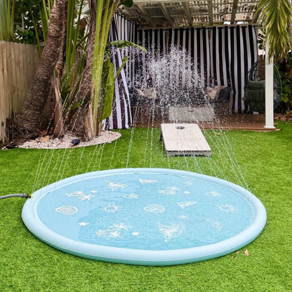 Tapis de jeu aquatique pour enfants - Splash Pad Jardin 360° - 200 cm