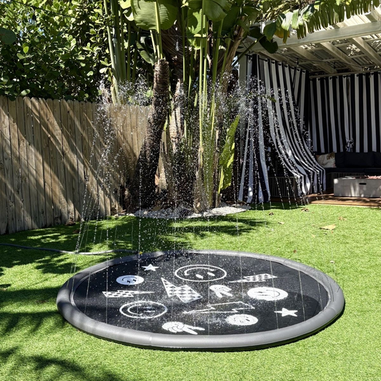 Tapis de jeu aquatique pour enfants - Splash Pad Jardin 360° - 200 cm