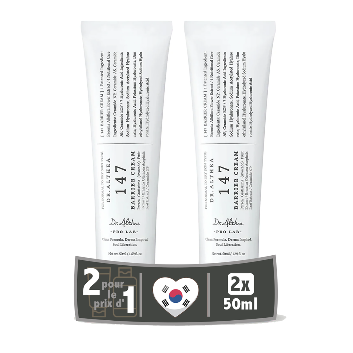 Pack de 2 - Dr Althea 147 Creme Barriere 50ML