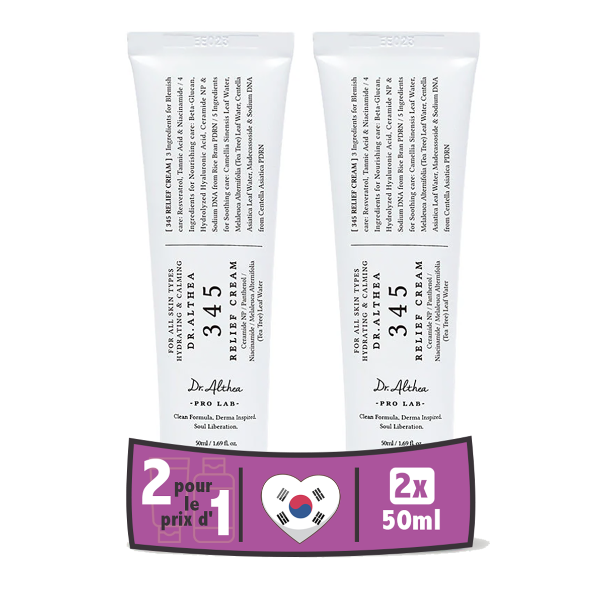 Pack de 2 - Dr Althea 345 Relief Cream 50 ML