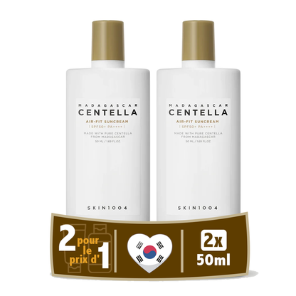 Pack de 2 - Skin1004 Madagascar Centella Air Fit Suncream Plus 50ML Spf 50+