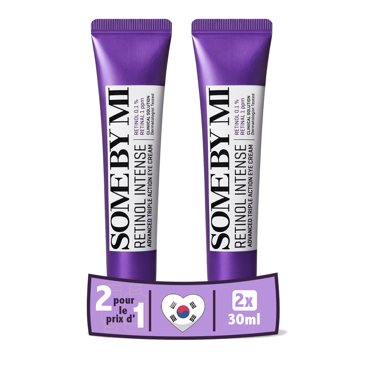 Pack de 2 - Somebymi Retinol Intense Creme Yeux Triple Action 30 ML