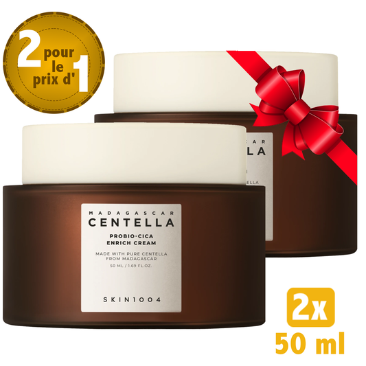 Pack de 2 - SKIN1004 Madagascar Centella Probio Cica Enrich Cream 50 ML