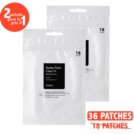 Pack de 2 - COSRX Clear Fit Master Patch 18 Patches